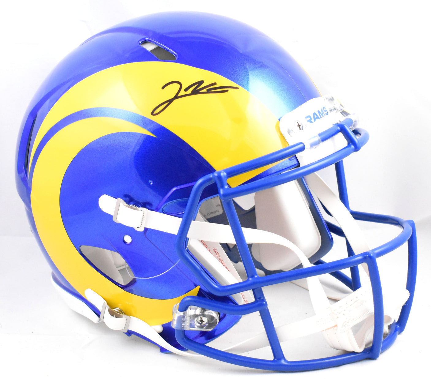 Jared Verse Signed Los Angeles Rams F/S Speed Authentic Helmet - Beckett W Holo