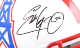 Eddie George Autographed Houston Oilers F/S Speed Helmet - Fanatics