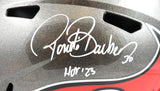 Ronde Barber Autographed Buccaneers F/S Speed Helmet HOF - Beckett W Hologram