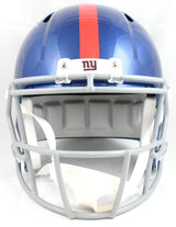 Tiki Barber Autographed New York Giants F/S Speed Helmet - Beckett W Hologram