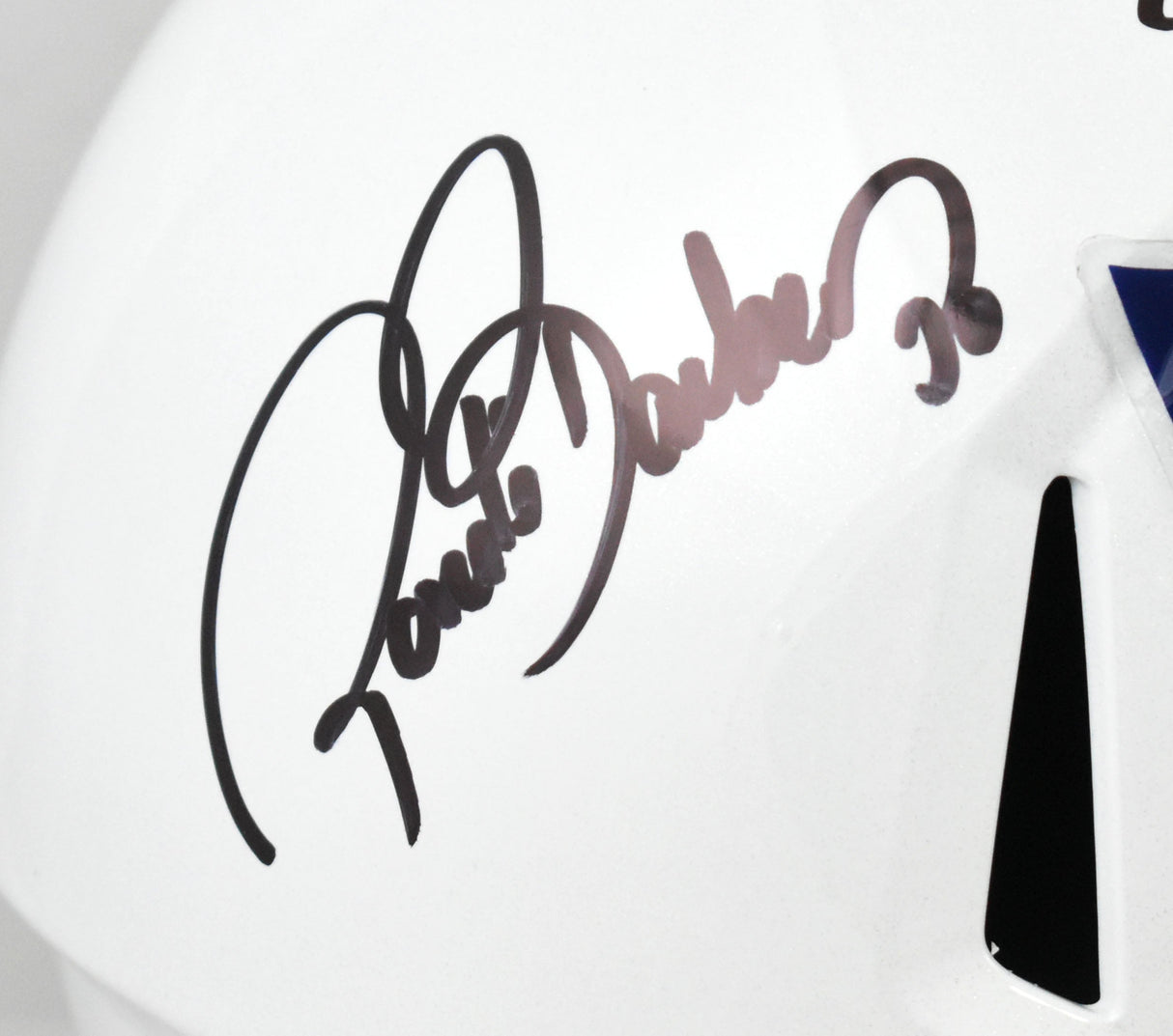 Tiki Barber Ronde Barber Autographed NFL F/S Speed Helmet - Beckett W Hologram