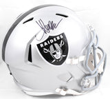Marcus Allen Autographed Raiders F/S Speed Helmet - Fanatics *Black
