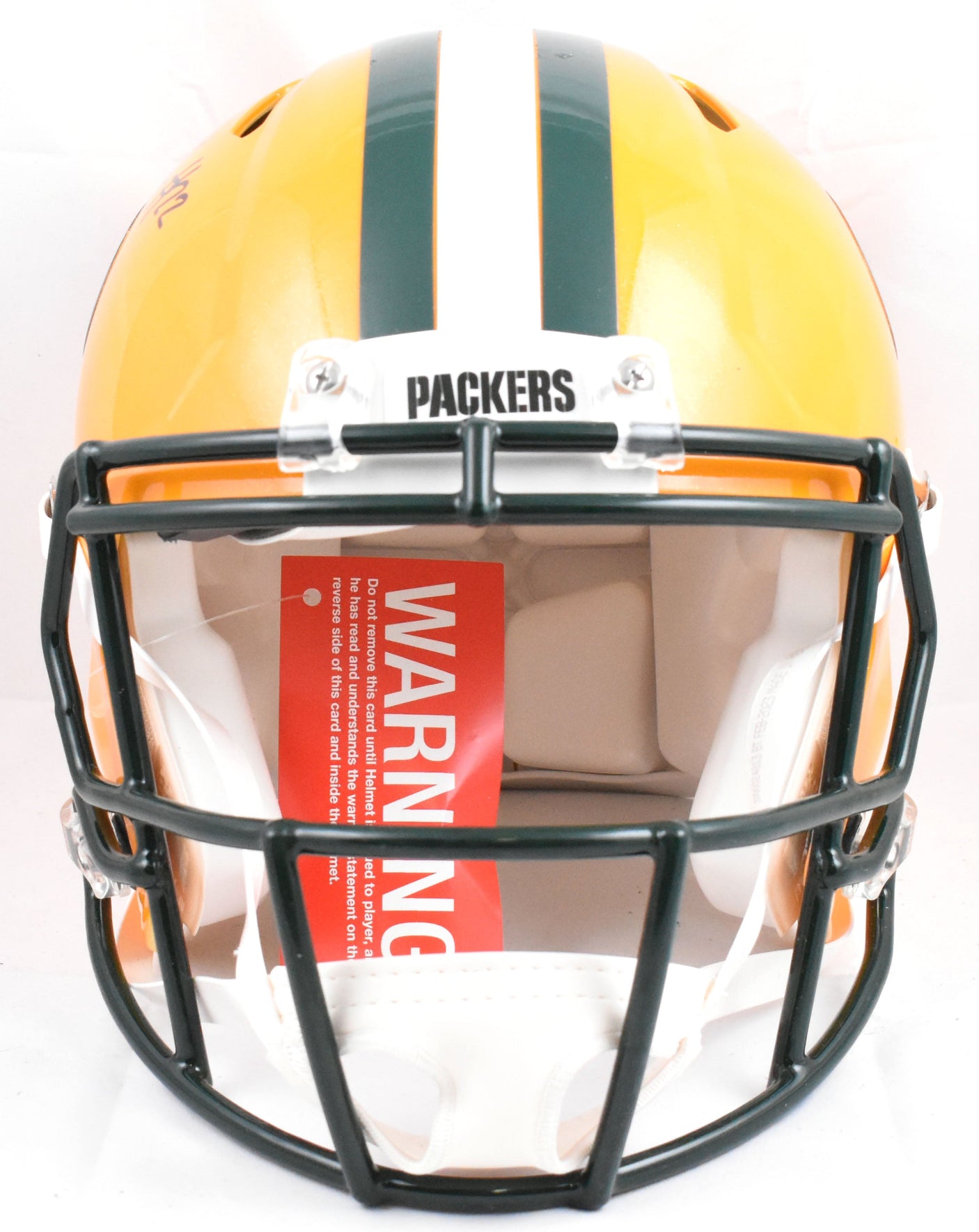 Matthew Golden Autographed Packers F/S Speed Authentic Helmet - Beckett W Holo