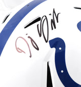 DJ Giddens Autographed Indianapolis Colts F/S Speed Helmet - Beckett W Hologram