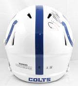 DJ Giddens Autographed Indianapolis Colts F/S Speed Helmet - Beckett W Hologram