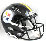 Kaleb Johnson Autographed Pittsburgh Steelers F/S Speed Helmet - Beckett W Holo