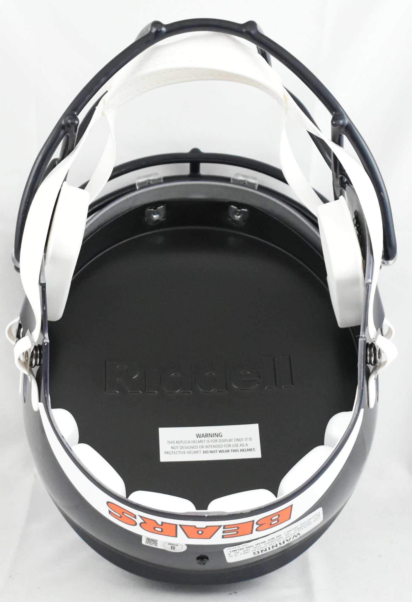 Luther Burden Autographed Chicago Bears F/S Speed Helmet -Beckett W Holo *Orange