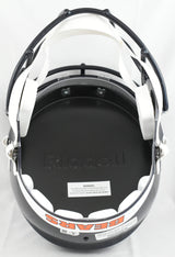 Luther Burden Autographed Chicago Bears F/S Speed Helmet -Beckett W Holo *Orange