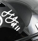 Julio Jones Autographed Atlanta Falcons F/S Speed Helmet -Beckett W Holo*Silver