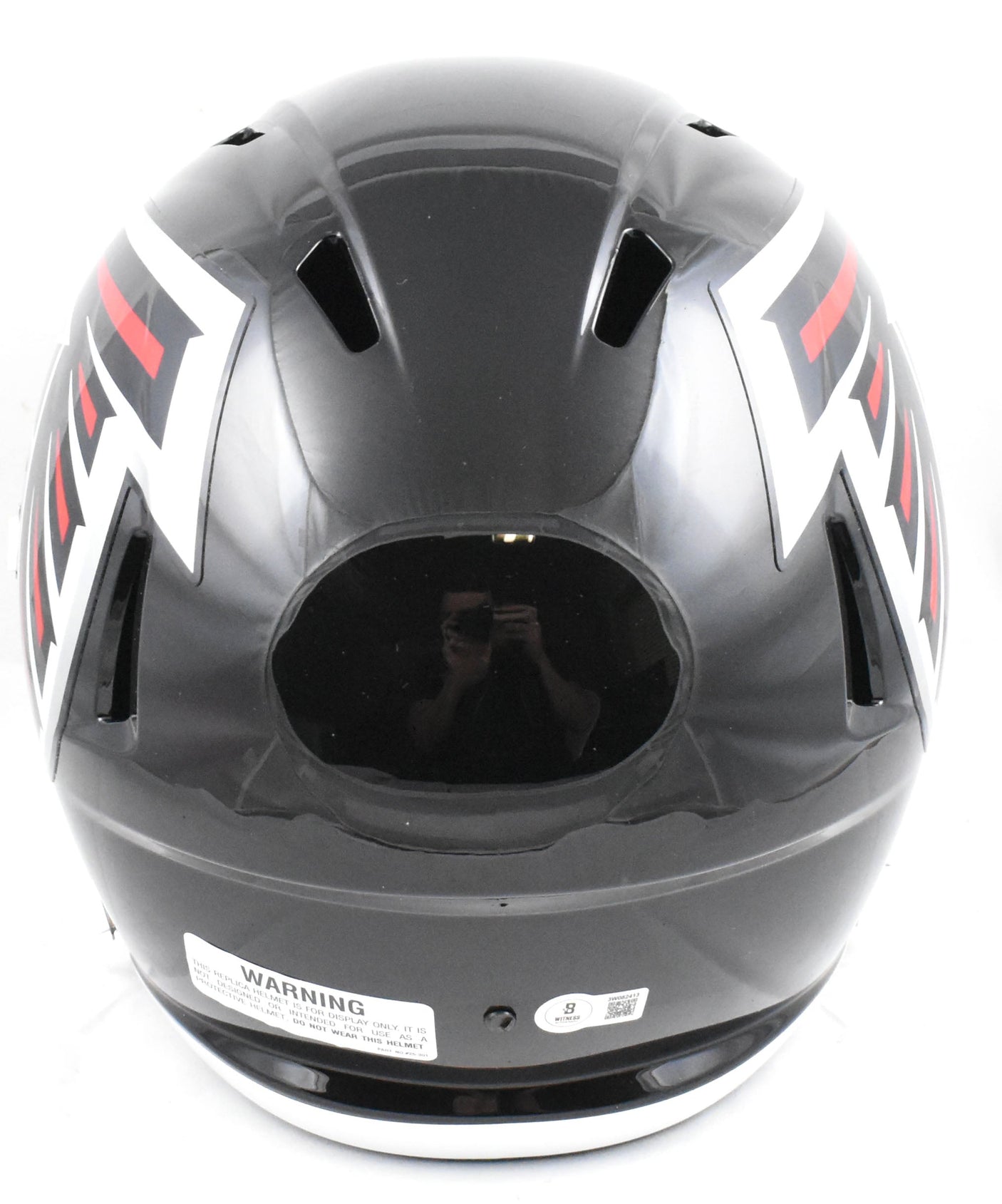 Julio Jones Autographed Atlanta Falcons F/S Speed Helmet -Beckett W Holo*Silver