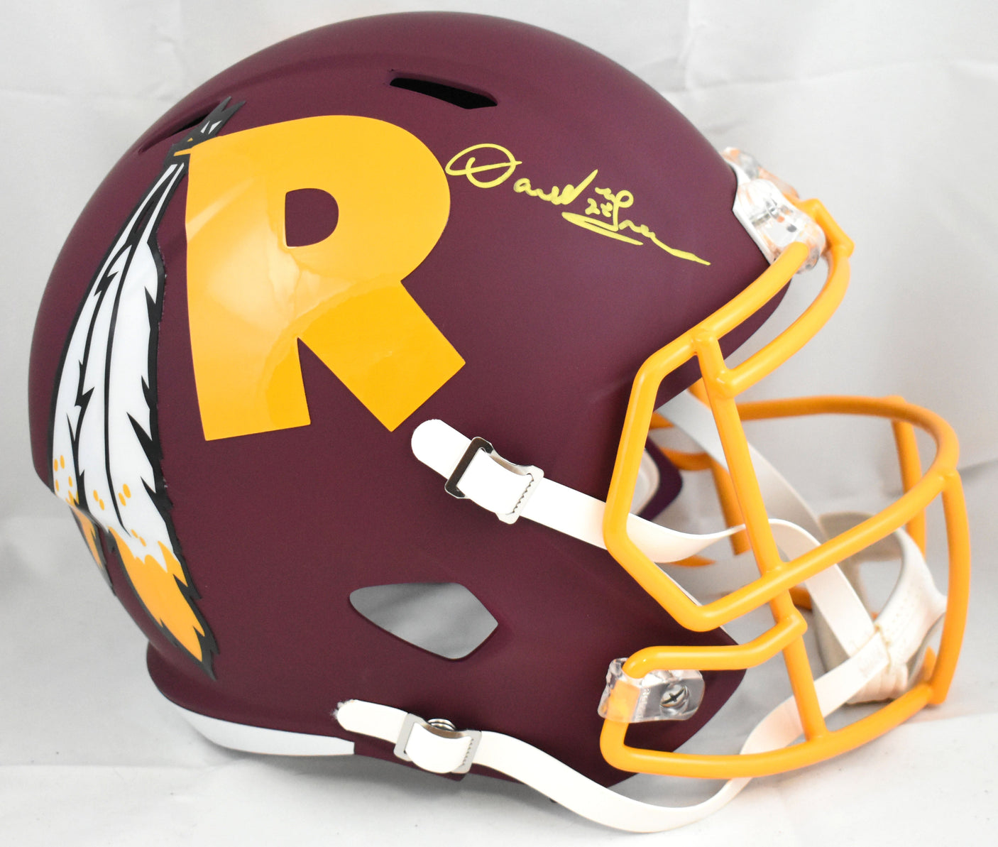 Darrell Green Autographed Redskins F/S Amp Speed Helmet - Beckett W Hologram