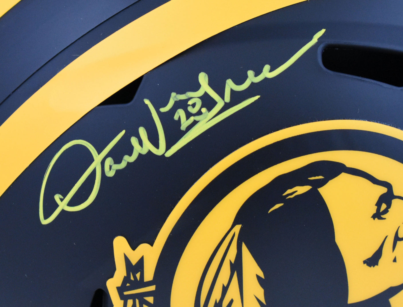 Darrell Green Autographed Redskins F/S Eclipse Speed Helmet - Beckett W Hologram