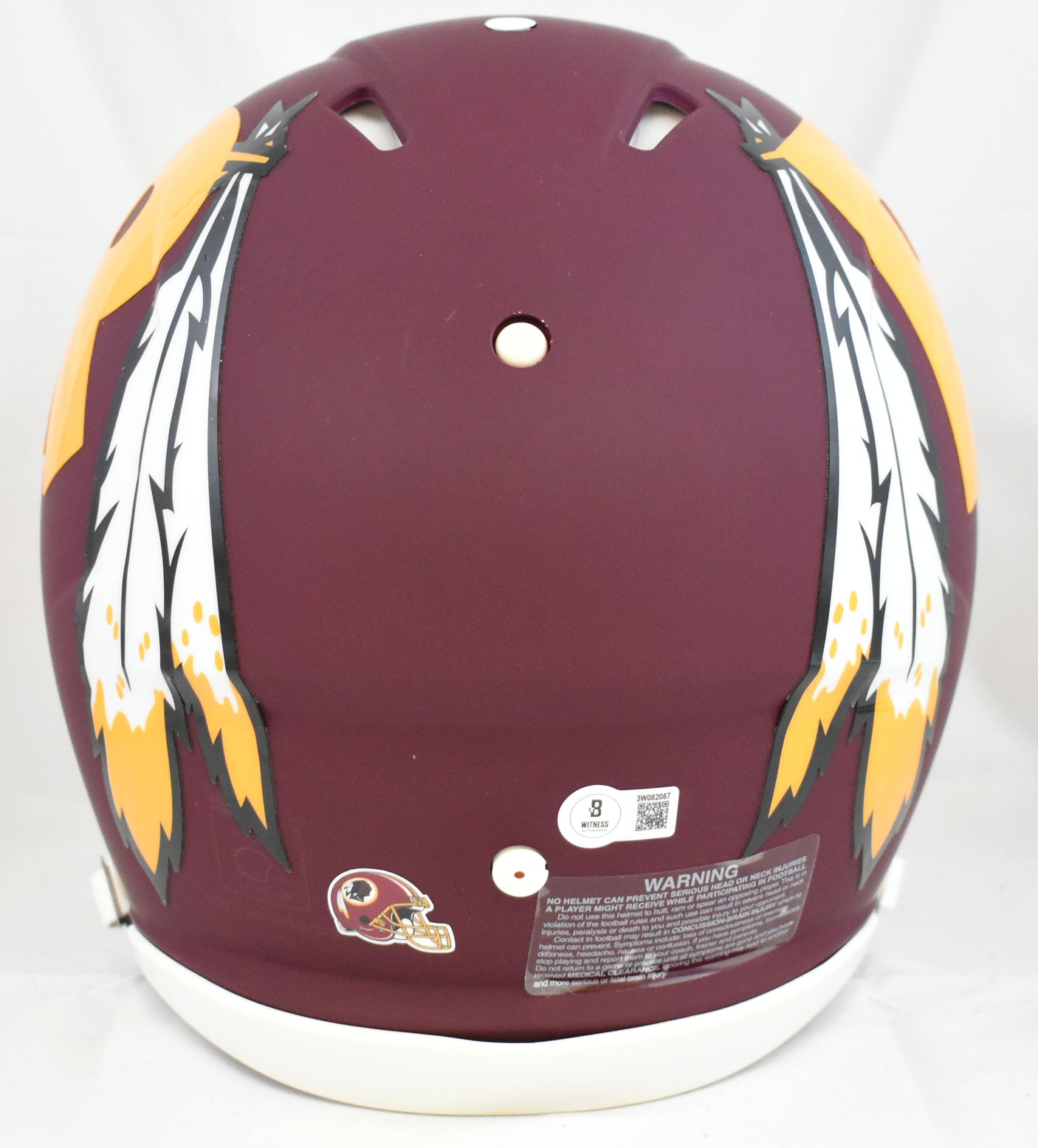 Darrell Green Autographed Redskins F/S Amp Speed Authentic Helmet-Beckett W Holo