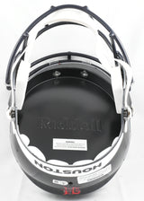 Nico Collins Autographed Houston Texans F/S Speed Helmet- Beckett W Holo *White