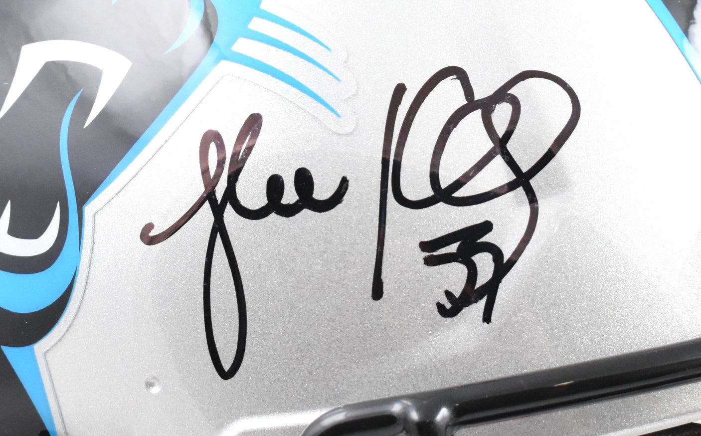 Luke Kuechly Autographed Panthers F/S Speed Authentic Helmet- Beckett W Hologram