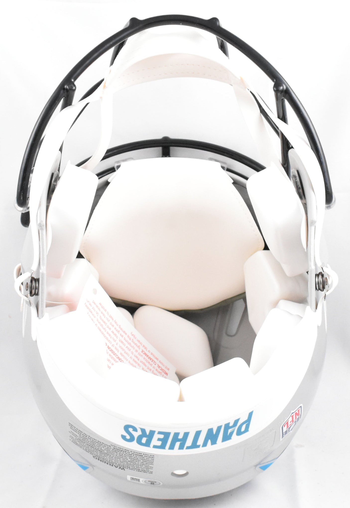 Luke Kuechly Autographed Panthers F/S Speed Authentic Helmet- Beckett W Hologram