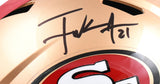 Frank Gore Autographed San Francisco 49ers F/S Speed Helmet - Beckett W Hologram