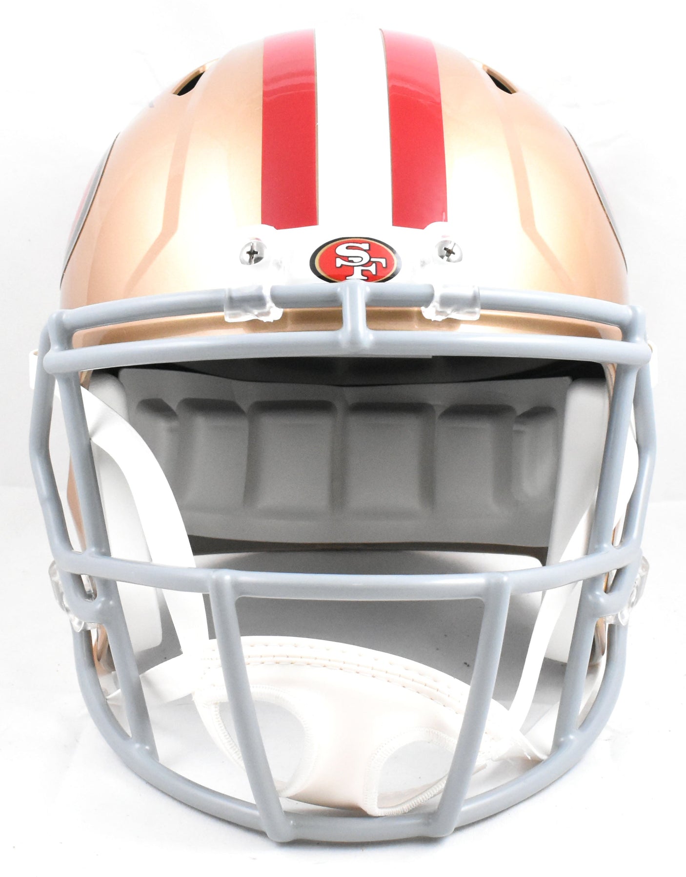 Frank Gore Autographed San Francisco 49ers F/S Speed Helmet - Beckett W Hologram