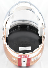 Frank Gore Autographed San Francisco 49ers F/S Speed Helmet - Beckett W Hologram