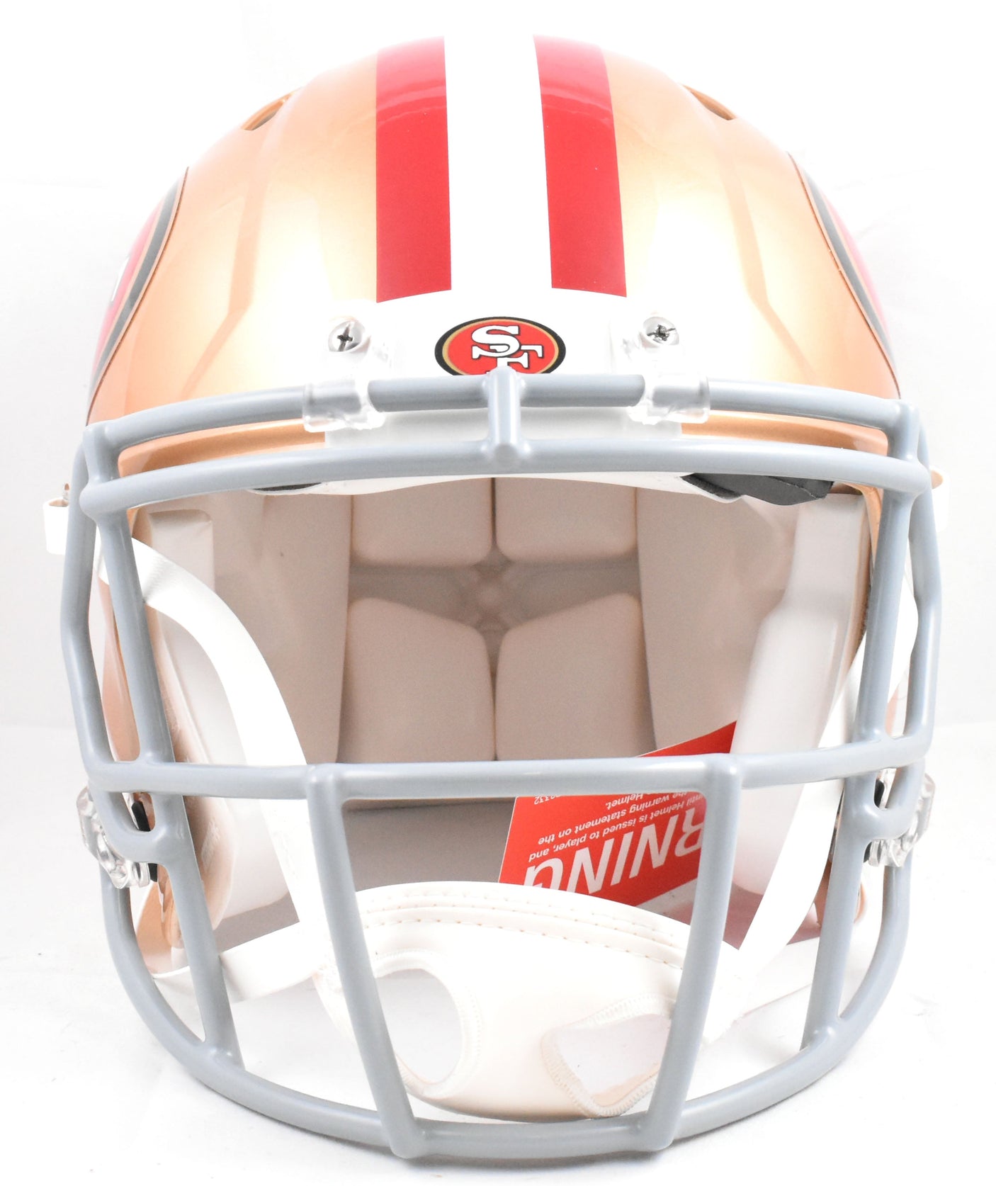 Frank Gore Autographed 49ers F/S Speed Authentic Helmet - Beckett W Hologram