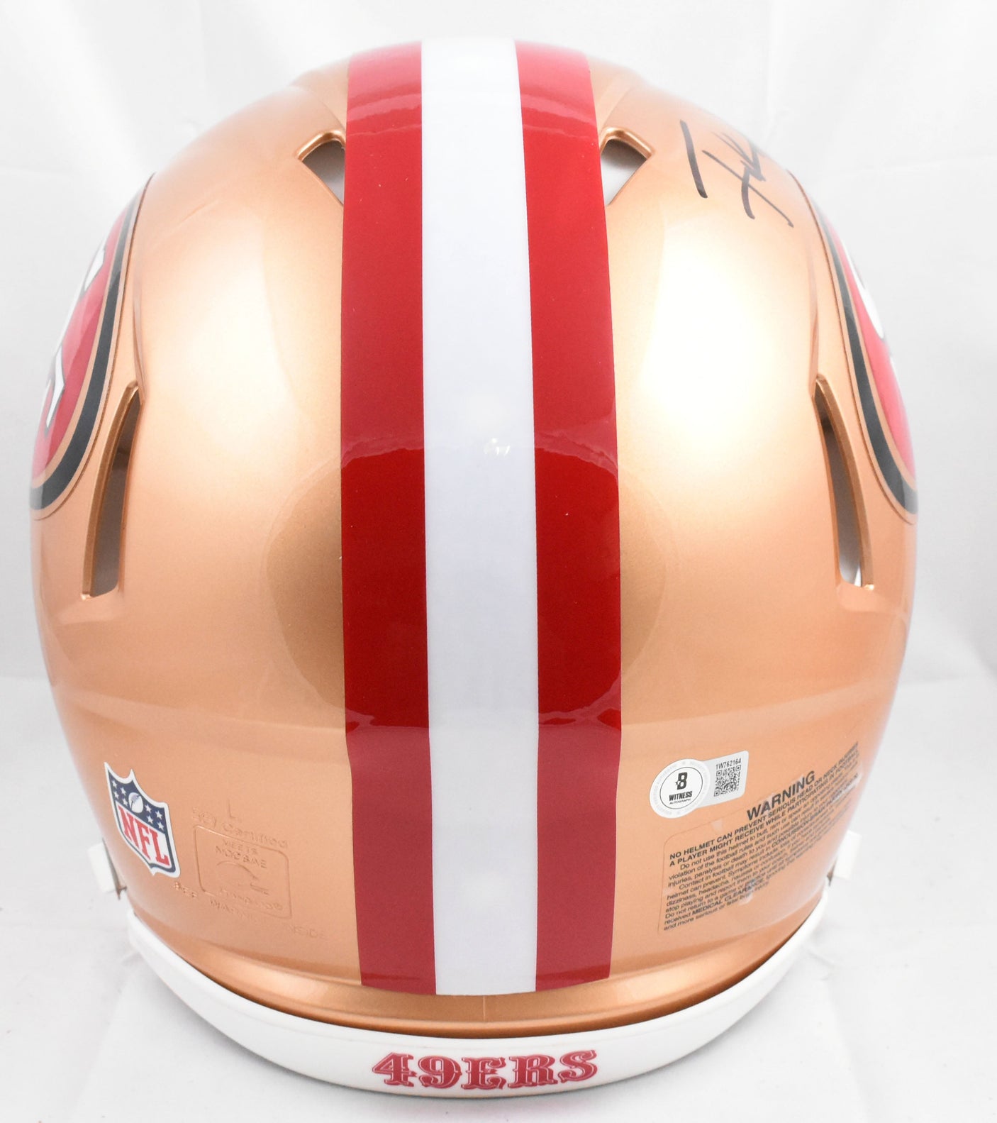 Frank Gore Autographed 49ers F/S Speed Authentic Helmet - Beckett W Hologram