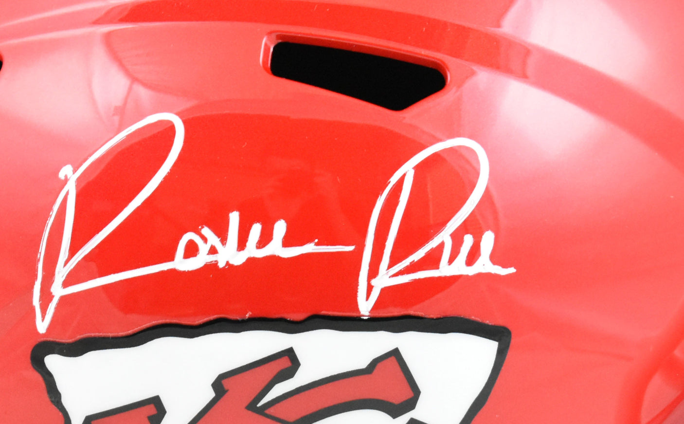 Rashee Rice Autographed Kansas City Chiefs F/S Speed Helmet - Beckett W Hologram