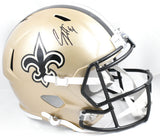 Cam Jordan Autographed New Orleans Saints F/S Speed Helmet - Beckett W Hologram