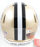 Cam Jordan Autographed Saints F/S Speed Authentic Helmet - Beckett W Hologram