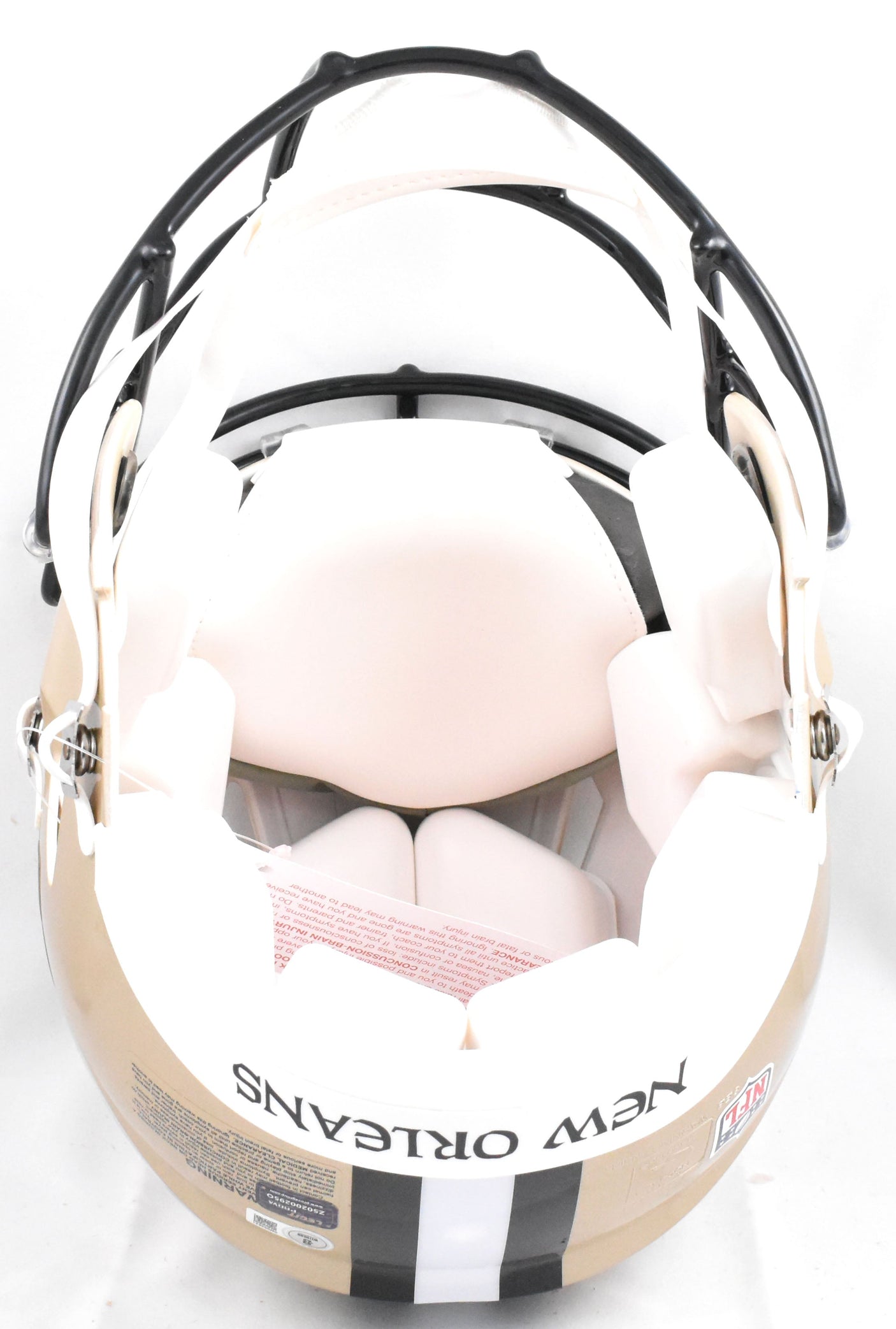 Cam Jordan Autographed Saints F/S Speed Authentic Helmet - Beckett W Hologram