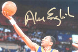 Alex English Autographed Denver Nuggets 8x10 Lay Up Photo - Prova *Gold