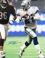 Deion Sanders Autographed Dallas Cowboys 16x20 Running Photo - Beckett W Holo