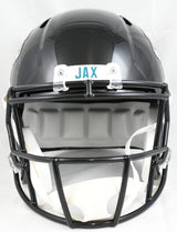 Travis Hunter Autographed Jacksonville Jaguars F/S Speed Helmet - Beckett W Holo