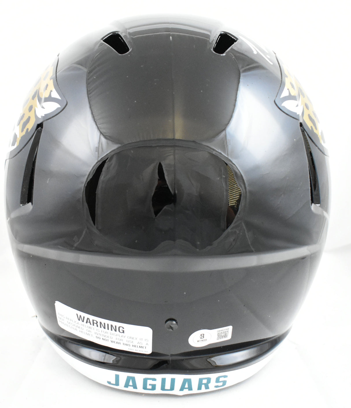 Travis Hunter Autographed Jacksonville Jaguars F/S Speed Helmet - Beckett W Holo