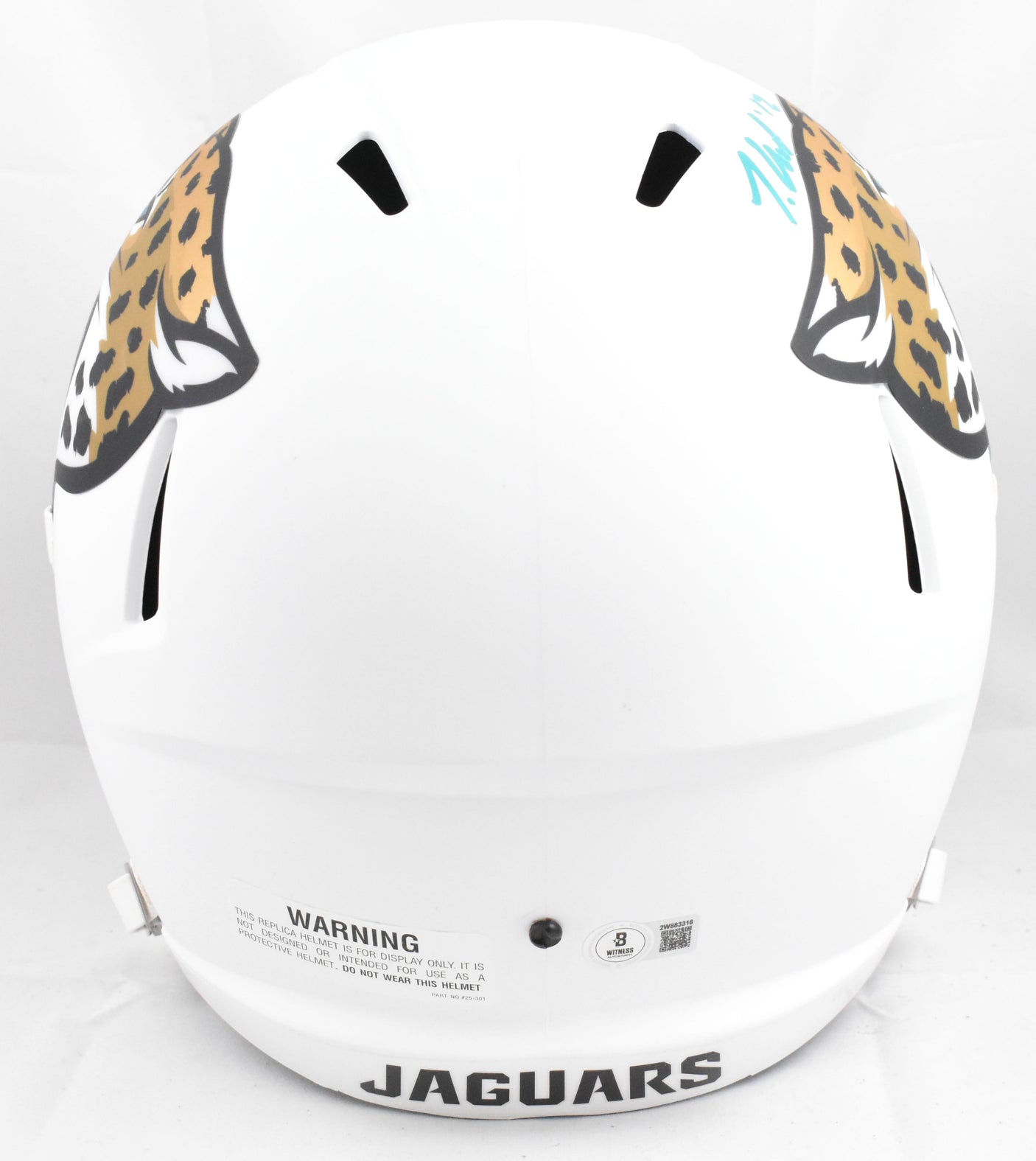Travis Hunter Signed Jacksonville Jaguars F/S 2024 Speed Helmet - Beckett W Holo
