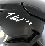 Travis Hunter Autographed Jaguars F/S 95-12 Speed Flex Helmet - Beckett W Holo