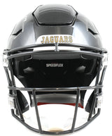 Travis Hunter Autographed Jaguars F/S 95-12 Speed Flex Helmet - Beckett W Holo