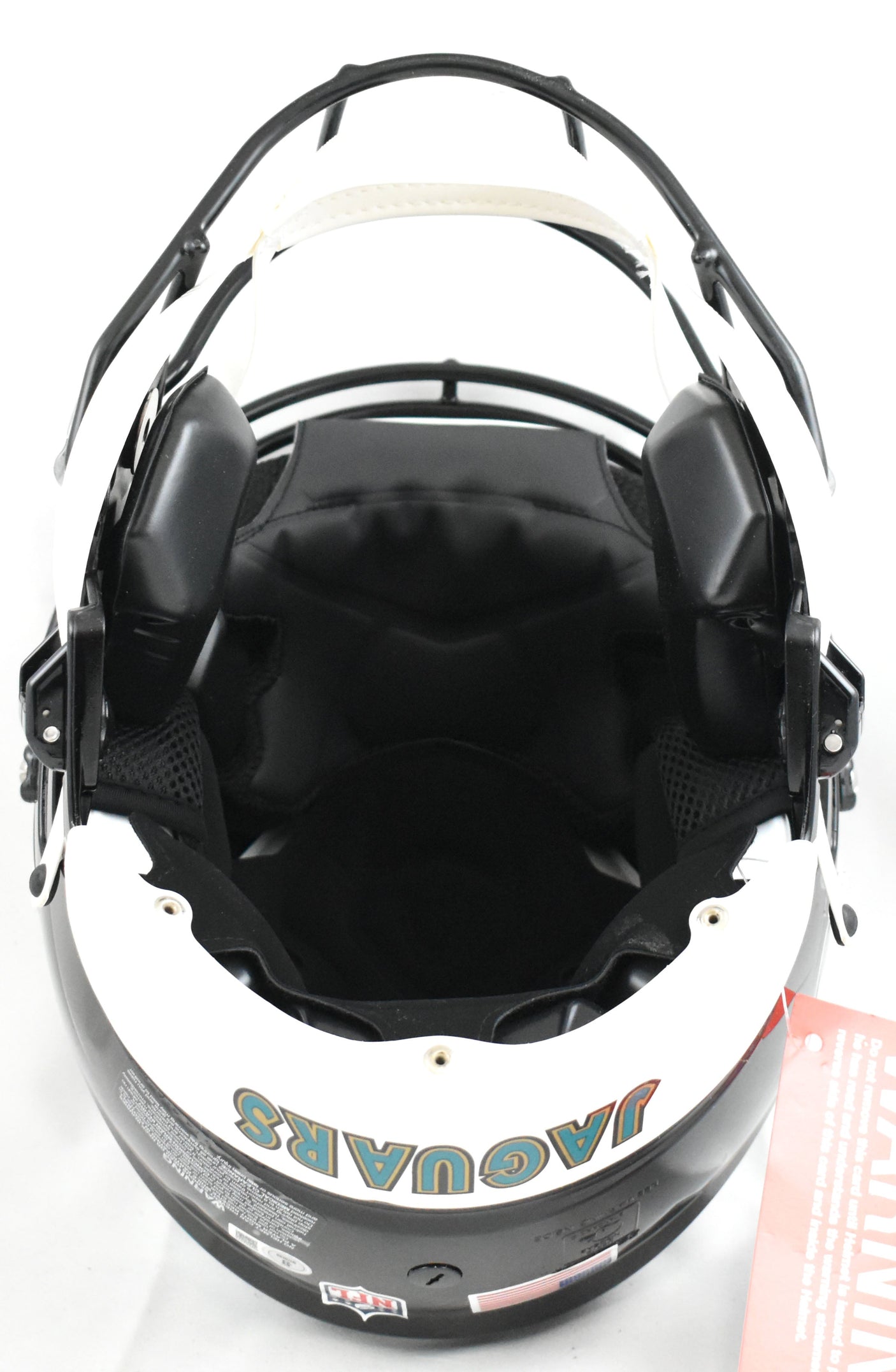 Travis Hunter Autographed Jaguars F/S 95-12 Speed Flex Helmet - Beckett W Holo