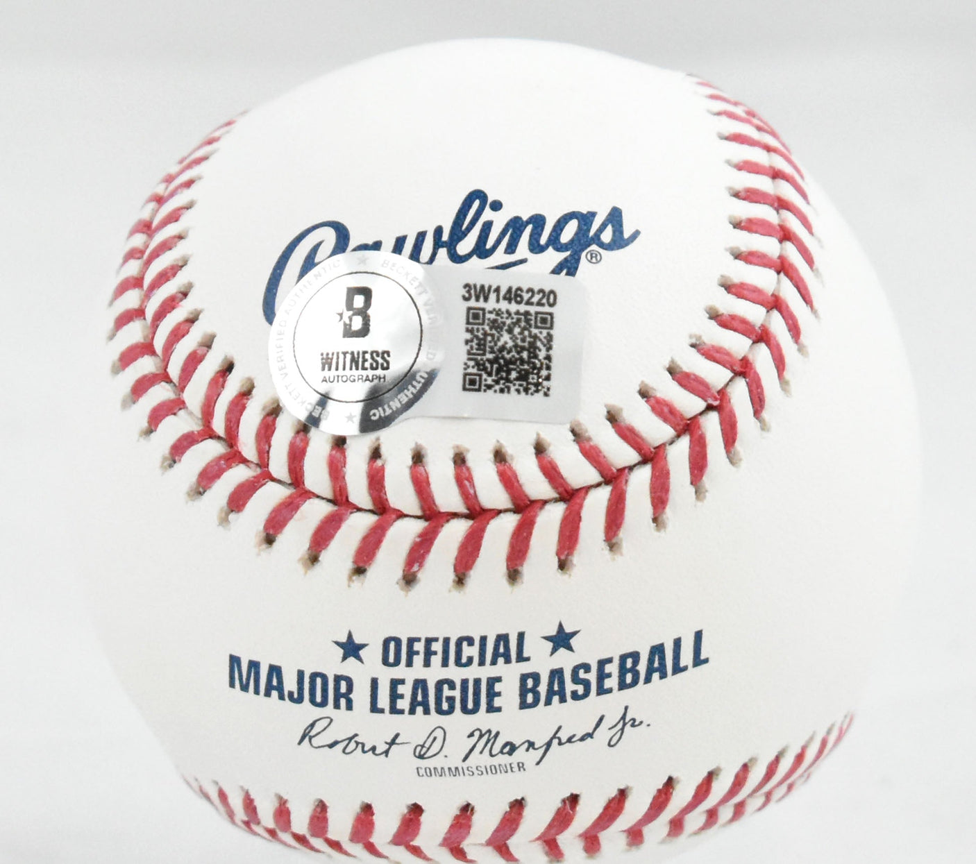 Cristopher Sanchez Autographed Rawlings OML Baseball - Beckett W Hologram *Blue