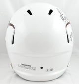 Earl Campbell Ricky Williams Signed Longhorns F/S Speed Helmet - Beckett W Holo