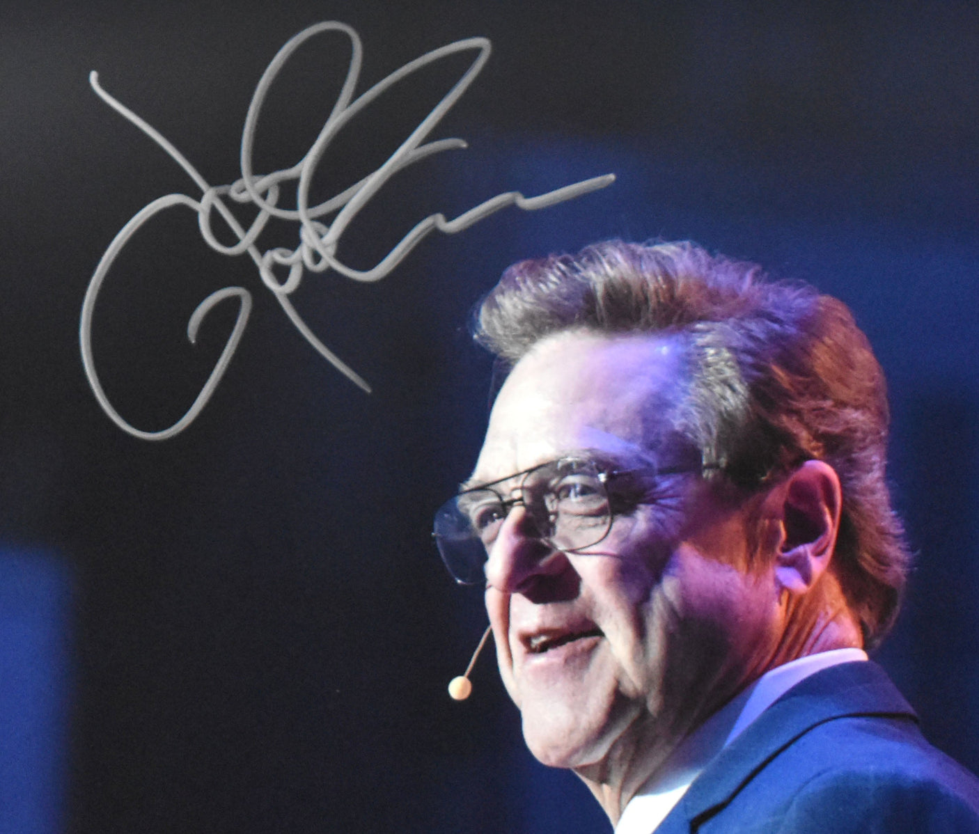 John Goodman Autographed The Righteous Gemstones 16x20 Preach - Beckett W Holo