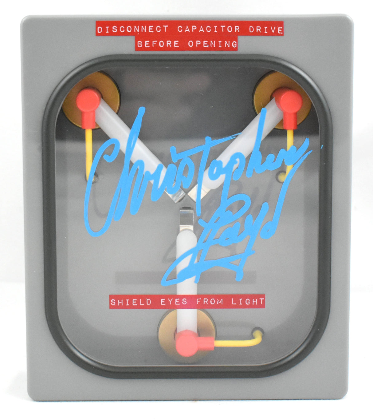 Christopher Lloyd Signed Back to the Future Flux Capacitor Light- Beckett W Holo