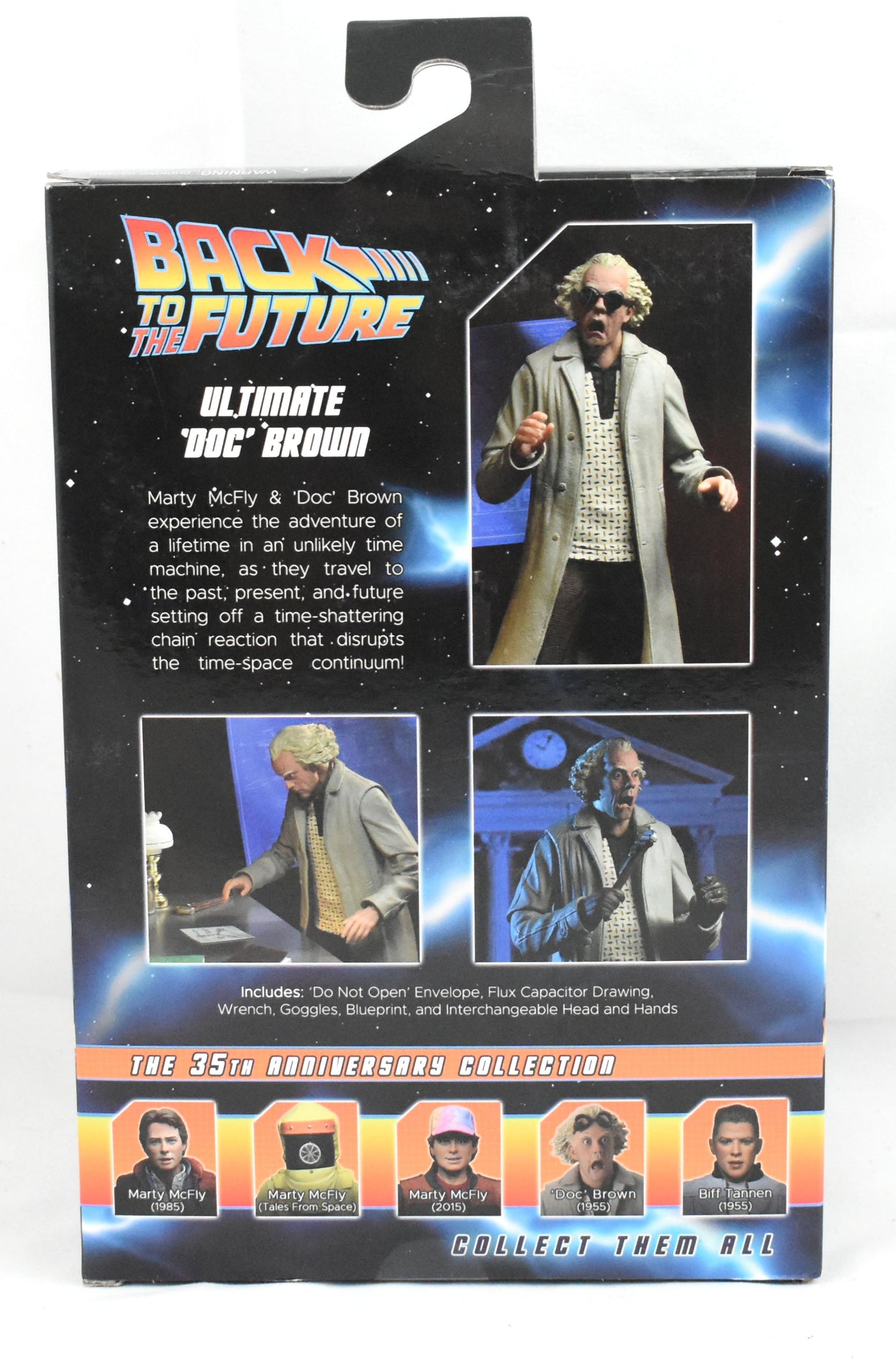 Christopher Lloyd Signed Back to the Future 7" Action Figure- Beckett W Hologram