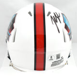 John Lynch Autographed Hall of Fame Speed Mini Helmet - Beckett W Hologram