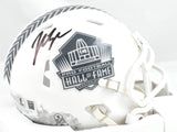 John Lynch Autographed Hall of Fame Salute Speed Mini Helmet - Beckett W Holo