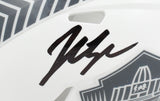 John Lynch Autographed Hall of Fame Salute Speed Mini Helmet - Beckett W Holo