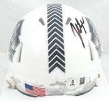 John Lynch Autographed Hall of Fame Salute Speed Mini Helmet - Beckett W Holo