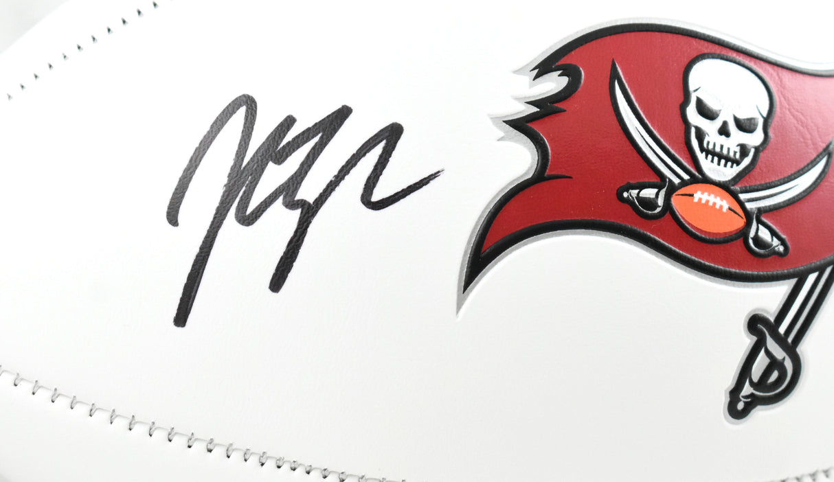 John Lynch Autographed Tampa Bay Buccaneers Logo Football - Beckett W Hologram