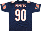 Julius Peppers Autographed Blue Pro Style Jersey - Beckett W Hologram *Black