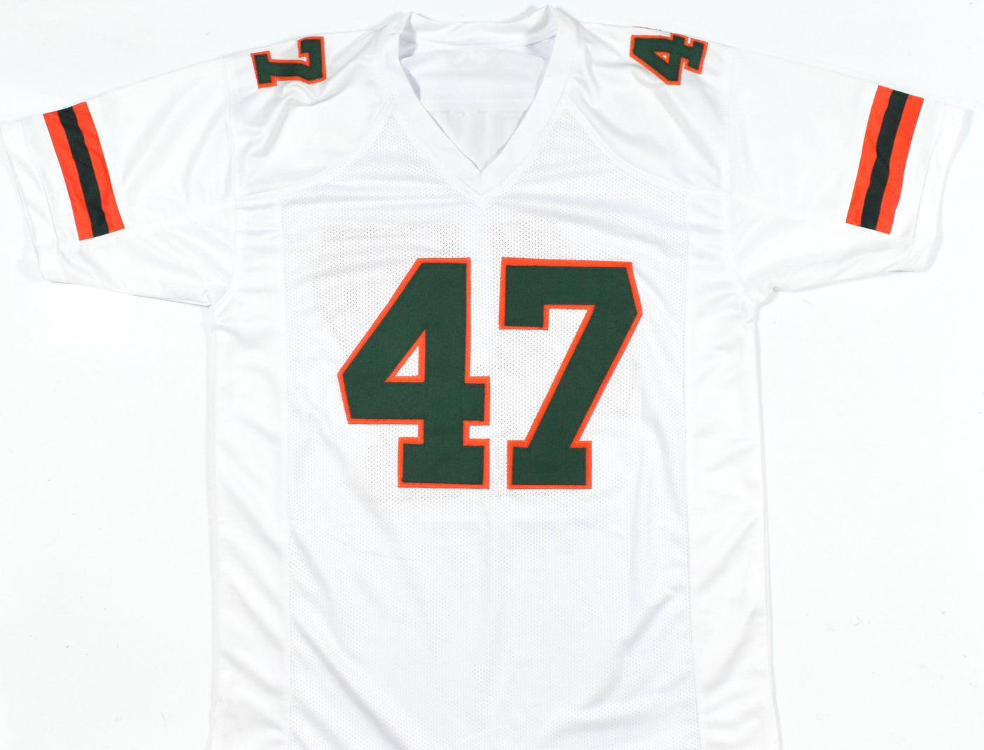 Michael Irvin Autographed White College Style Jersey- Beckett W Hologram *Silver