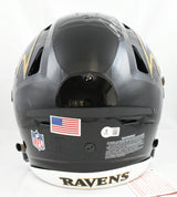 Anquan Boldin Autographed Baltimore Ravens F/S Speed Flex Helmet- Beckett W Holo